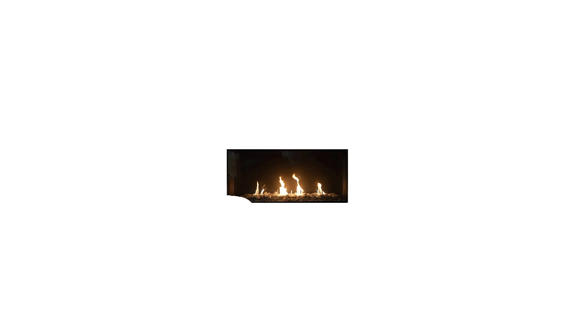 DN1150 Corner Gas Fireplace  cinemagraph