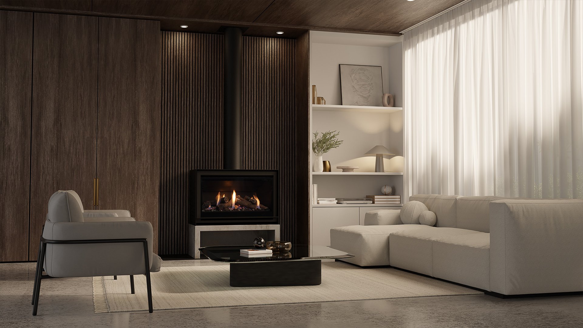 Escea Expands DFS Series Freestanding Gas Fireplace Range