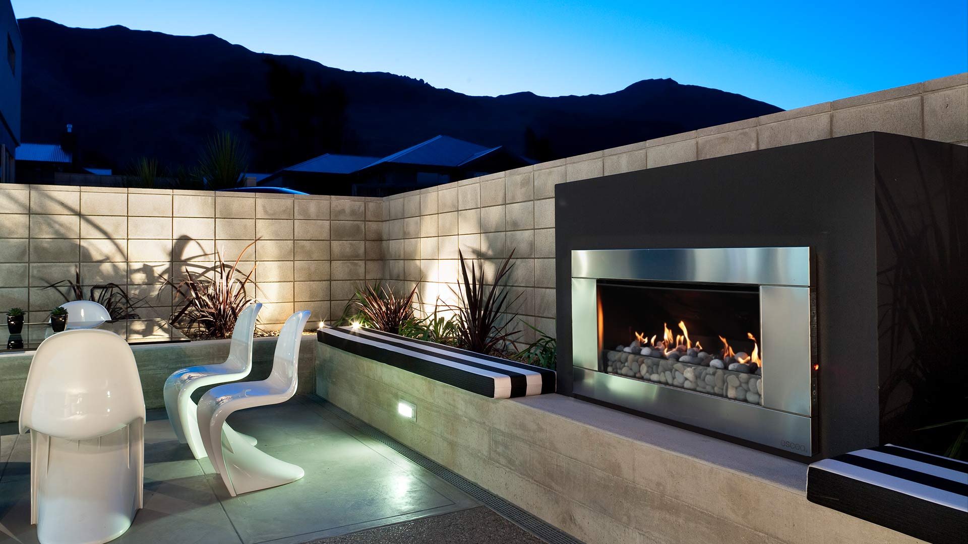 Escea Ef5000 Outdoor Gas Fireplace Escea Outdoor Fires