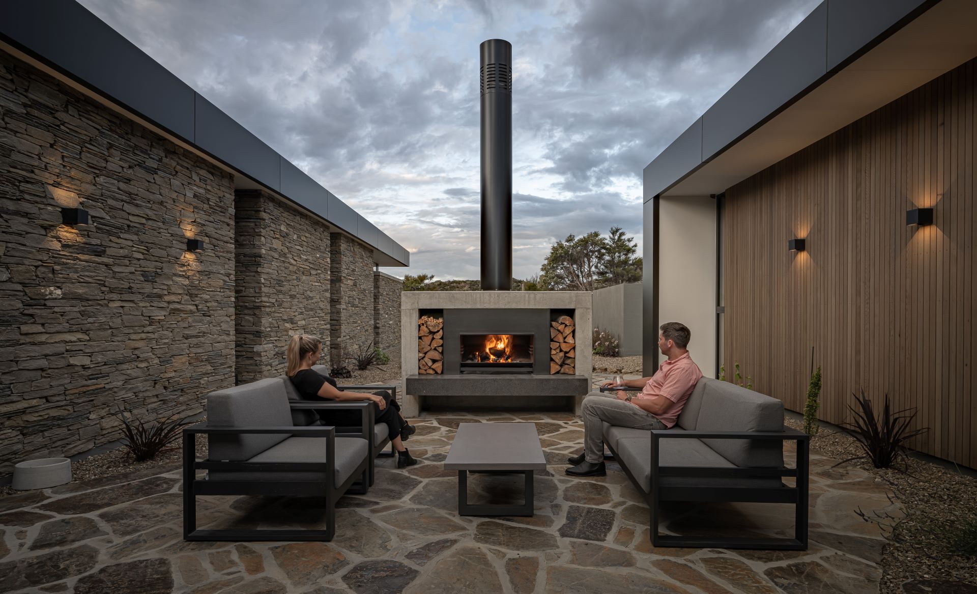 EW5000 Wood Cooking Fireplace | Bendigo Terrace, Central Otago 