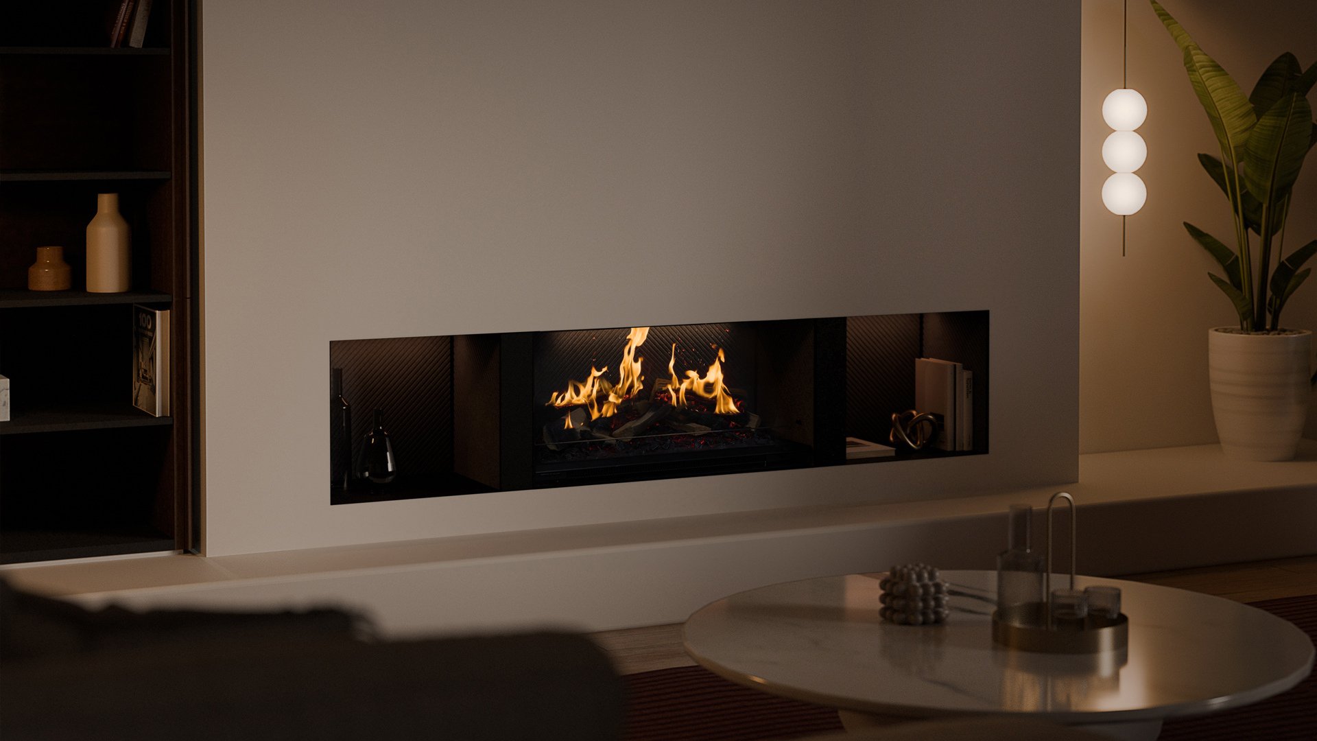 Escea LE800 Holographic Electric Fireplace