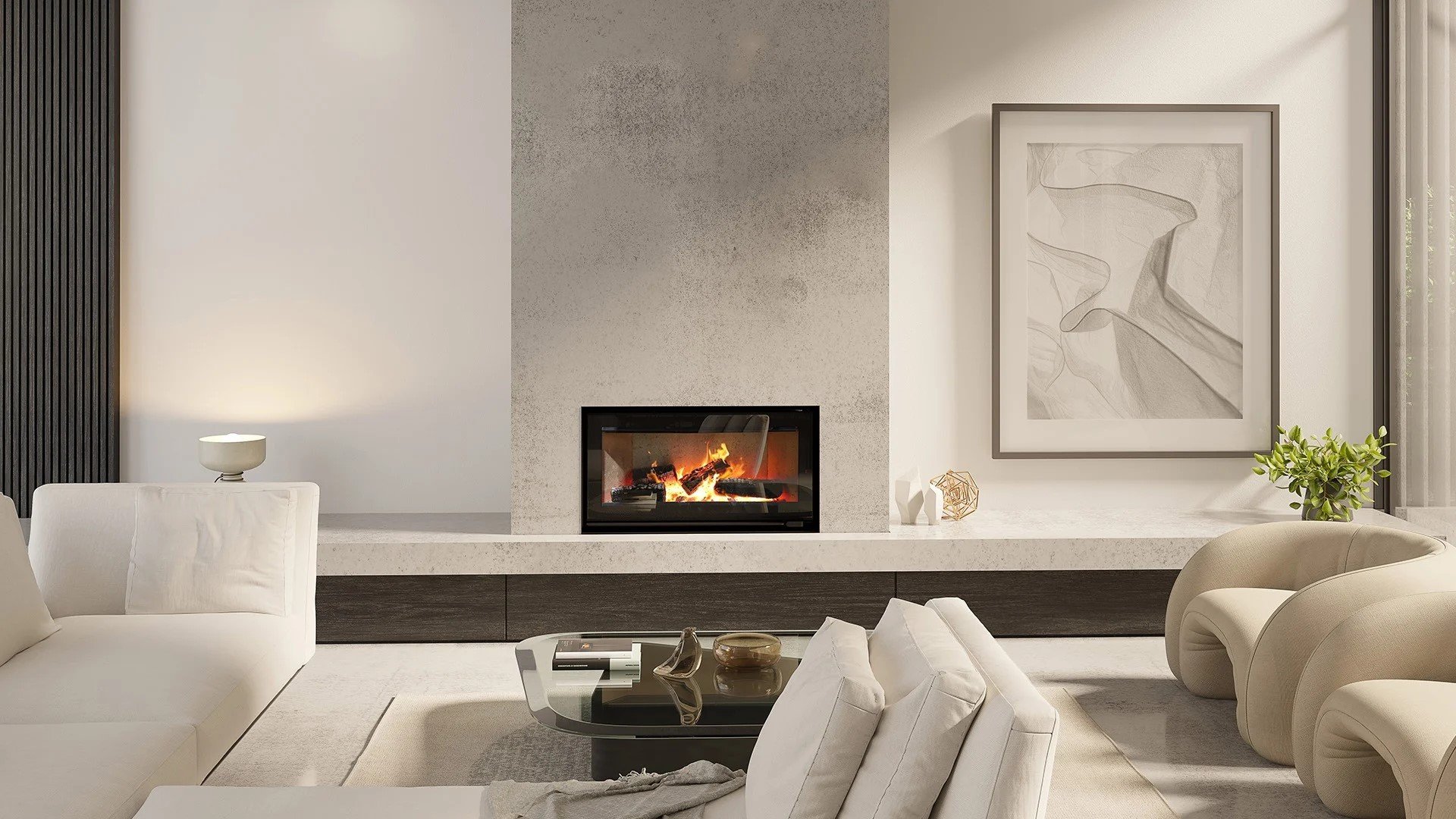 Escea TC950 Inbuilt Wood Fireplace